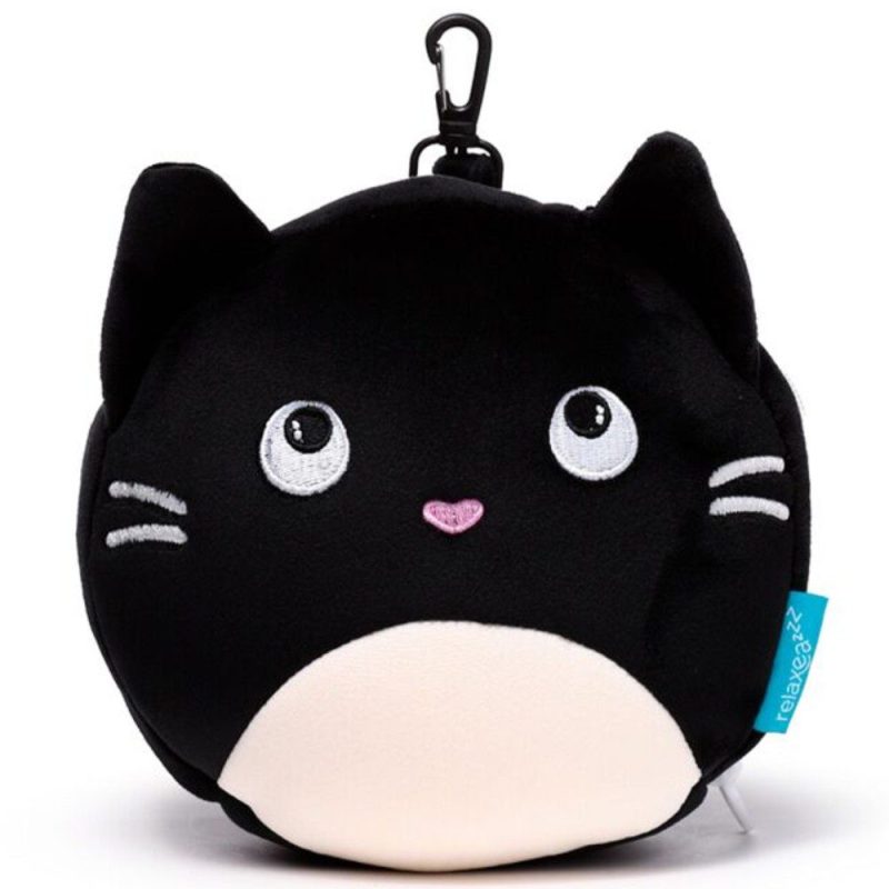 Puckator CUSH249 Travel Set Fine Cat Μάσκα και Μαξιλαράκι Ταξιδίου Μαύρο Puckator