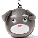 Puckator CUSH255 Travel Set Dog Squat Μάσκα και Μαξιλαράκι Ταξιδίου Γκρι 1