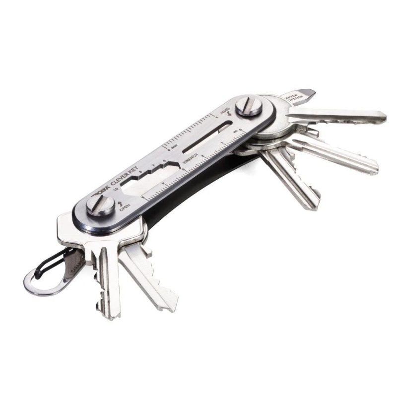 TROIKA KCL82/CB Πολυεργαλείο Clever Key Organiser Ασημί TROIKA
