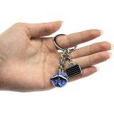 TROIKA KR10-45/CH Keyring Μπρελόκ WELTENBUMMLER Travel charms 2