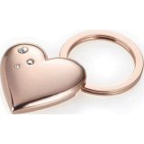 TROIKA KR15-32/RG Keyring Μπρελόκ Rosy Heart με Swarovski Ροζ Gold 1