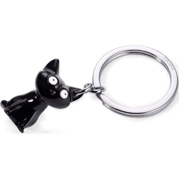TROIKA KR16-22/BK Keyring FELIX Μπρελόκ μαύρη γάτα