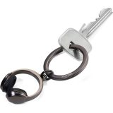TROIKA KR17-07/GM Keyring Μπρελόκ Headphone Μαύρο Μεταλλικό 3
