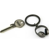 TROIKA KR17-07/GM Keyring Μπρελόκ Headphone Μαύρο Μεταλλικό 2