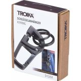 TROIKA KR18-06/GM 2Keyring D-CLICK Μπρελόκ Μαύρο Μέταλλο 2