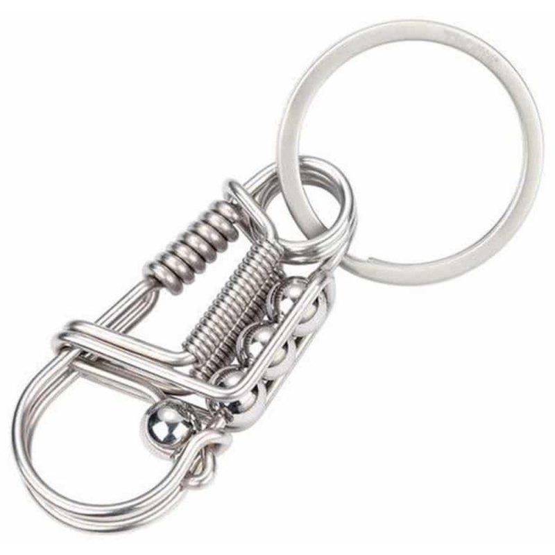 TROIKA KR24-14/ST Keyring Μπρελόκ με carabiner TROIKA