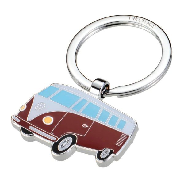 TROIKA KR26-14/CH VW BULLI T1 Keyring Μπρελόκ Βανάκι της Volkswagen