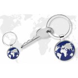 TROIKA KR7-52/CH Keyring Μπρελόκ AROUND THE WORLD Μεταλλικό Μπλε 2