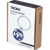 TROIKA KR7-52/CH Keyring Μπρελόκ AROUND THE WORLD Μεταλλικό Μπλε 3