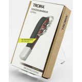 TROIKA KRG642/LE 3Keyring TWISTER RED PEPPER Μπρελόκ Δερμάτινο Μαύρο με κόκκινο 4