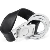 TROIKA KRG649/LE 3Keyring TWIST LOCK Μπρελόκ Δερμάτινο Μαύρο 5