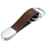 TROIKA KRG726/WO 3Keyring TWISTER STYLE ECHT HOLZ Μπρελόκ Καφέ 1