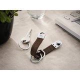 TROIKA KRG726/WO 3Keyring TWISTER STYLE ECHT HOLZ Μπρελόκ Καφέ 5
