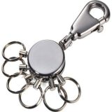 TROIKA KYR60/GM Keyring Patent Μπρελόκ Μαύρο μεταλλικό. 1