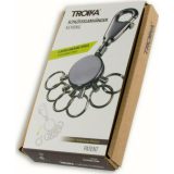 TROIKA KYR60/GM Keyring Patent Μπρελόκ Μαύρο μεταλλικό. 3