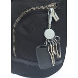 TROIKA KYR60/GM Keyring Patent Μπρελόκ Μαύρο μεταλλικό. 2