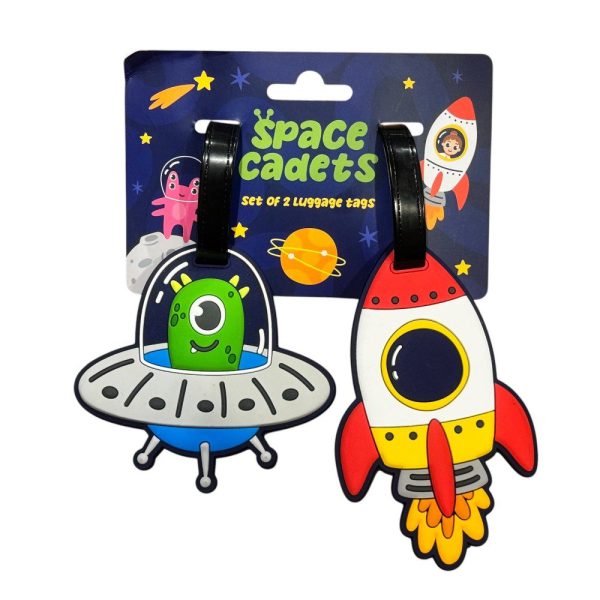 Puckator LUT46 Δύο Ετικέτες Βαλίτσας Space Cadets