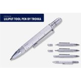 Troika PIP25/SI Multitasking Liliput Construction Mini Στυλό Ballpoint Ασημί 4