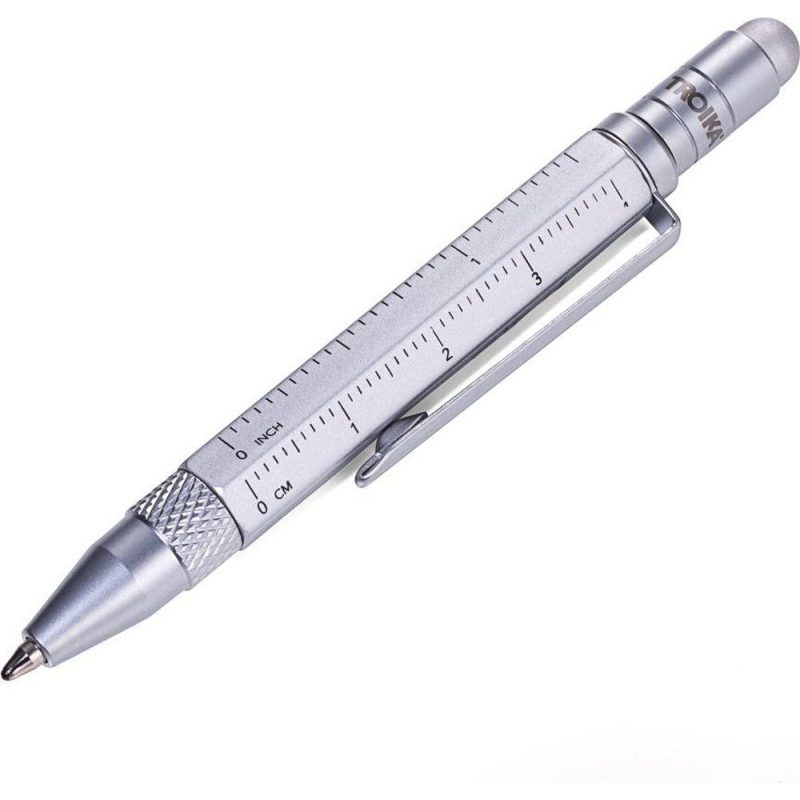 Troika PIP25/SI Multitasking Liliput Construction Mini Στυλό Ballpoint Ασημί TROIKA