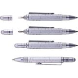 Troika PIP25/SI Multitasking Liliput Construction Mini Στυλό Ballpoint Ασημί 5