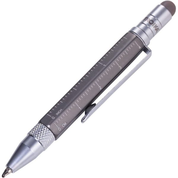 Troika PIP25/TI Multitasking Liliput Construction Mini Στυλό Ballpoint Γκρι