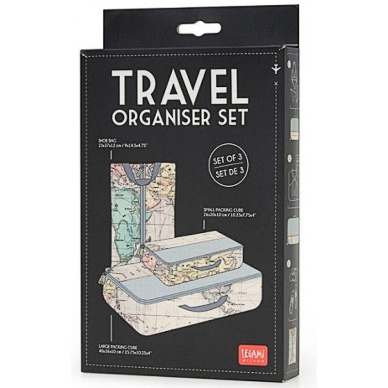 Legami Milano STB0001 Travel Organizer Set Ταξιδιωτικό σετ οργάνωσης Μπεζ LEGAMI