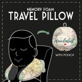 Legami Milano TPP0001 Travel Μαξιλαράκι Ταξιδίου με Memory Foam Μπεζ 5