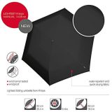 Knirps US.050 Αντιανεμική Ομπρέλα Βροχής Σπαστή Ultra Slim 00501001 Μαύρη 2