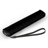 Knirps US.050 Αντιανεμική Ομπρέλα Βροχής Σπαστή Ultra Slim 00501001 Μαύρη 1