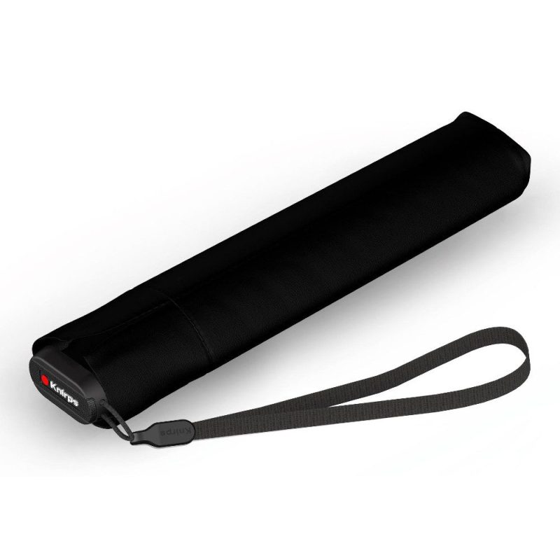 Knirps US.050 Αντιανεμική Ομπρέλα Βροχής Σπαστή Ultra Slim 00501001 Μαύρη Knirps