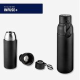TROIKA VAC26/BK Vacuum flask INFUSE+ Μπουκάλι Θερμός 550ml Μαύρο 2