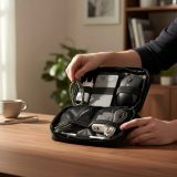 TROIKA BNS15/BK NiGHT SPARK Tech organizer Θήκη για Ηλεκτρονικά Αξεσουάρ Μαύρη 5