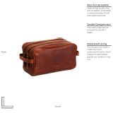 The Chesterfield Brand C08.016531 Stacey Δερμάτινο Ανδρικό Νεσεσέρ Ταμπά 6