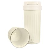 TROIKA CUP51/WH Thermos mug CERAMUG 500 Κούπα θερμός Λευκή 4