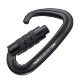 TROIKA KAR12/BK KARABINER Γάντζος αλουμινίου Μαύρος 5