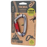 TROIKA KAR12/RD KARABINER Γάντζος αλουμινίου Κόκκινος 5