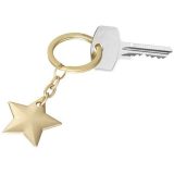 TROIKA KR25-07/GO Keyring GOLDEN STAR Μπρελόκ Αστέρι Χρυσό 2