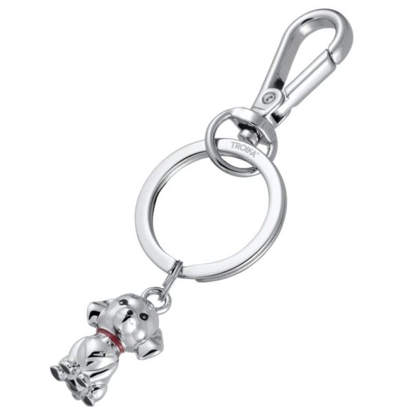 TROIKA KR26-51/CH TINY PUPPY Keyring-Bag Charm Μπρελόκ Σκυλάκι