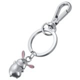 TROIKA KR26-52/CH TINY RABBIT Keyring-Bag Charm Μπρελόκ Κουνελάκι 1