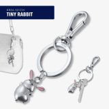 TROIKA KR26-52/CH TINY RABBIT Keyring-Bag Charm Μπρελόκ Κουνελάκι 2