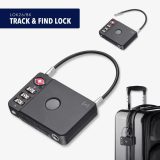 TROIKA LOK26/BK TRACK & FIND LOCK Κλειδαριά Αποσκευών TSA Μαύρη 3