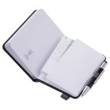 TROIKA NPP25/BK LILIPAD+LILIPUT Notebook Σημειωματάριο Τσέπης με Στυλό Μαύρο 6