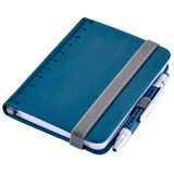 TROIKA NPP25/PL LILIPAD+LILIPUT Notebook Σημειωματάριο Τσέπης με Στυλό Μπλε 1