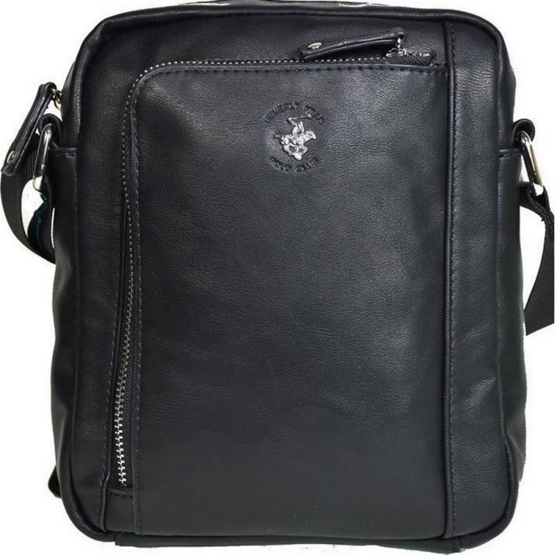 Beverly Hills Polo Club BH-1182 Τσαντάκι χιαστί μαύρο Beverly hills Polo club