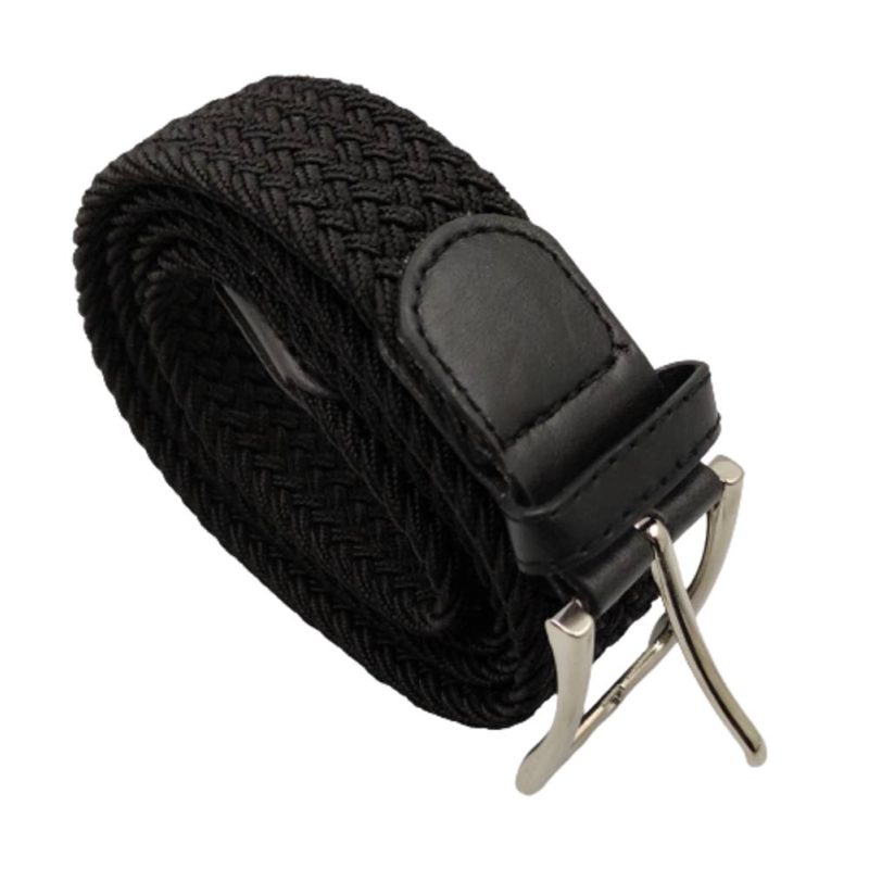 Ζώνη πλεκτή ανδρική Domus 100021 μαύρη Domus accessories