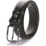 Legend Accessories LGD-2007 Ανδρική Ζώνη Δερμάτινη Μαύρη 2