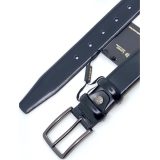 Legend Accessories LGD-2007 Ανδρική Ζώνη Δερμάτινη Μαύρη 3