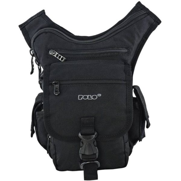 ΤΣΑΝΤΑΚΙ POLO SHOULDER GUN ΜΕΣΗΣ -ΠΟΔΙΟΥ 9-08-104-02 ΜΑΥΡΟ