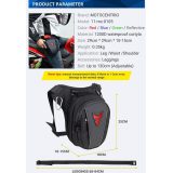MotoCentric Τσαντάκι Μηρού Αναβάτη Μαύρο MC-0105 2