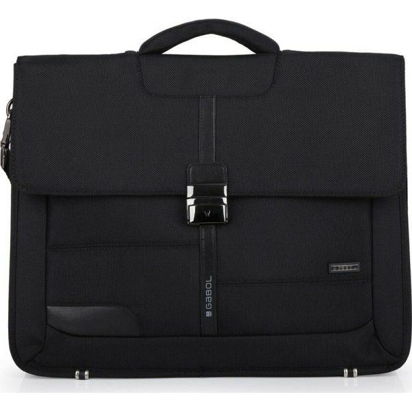 Gabol Stark Τσάντα Ώμου / Χειρός για Laptop 15.6" 408130 Μαύρη